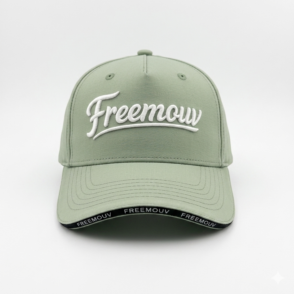 casquette baseball freemouv vert sauge casquette baseball freemouv vert sauge